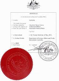 Apostille service for Australian documents
